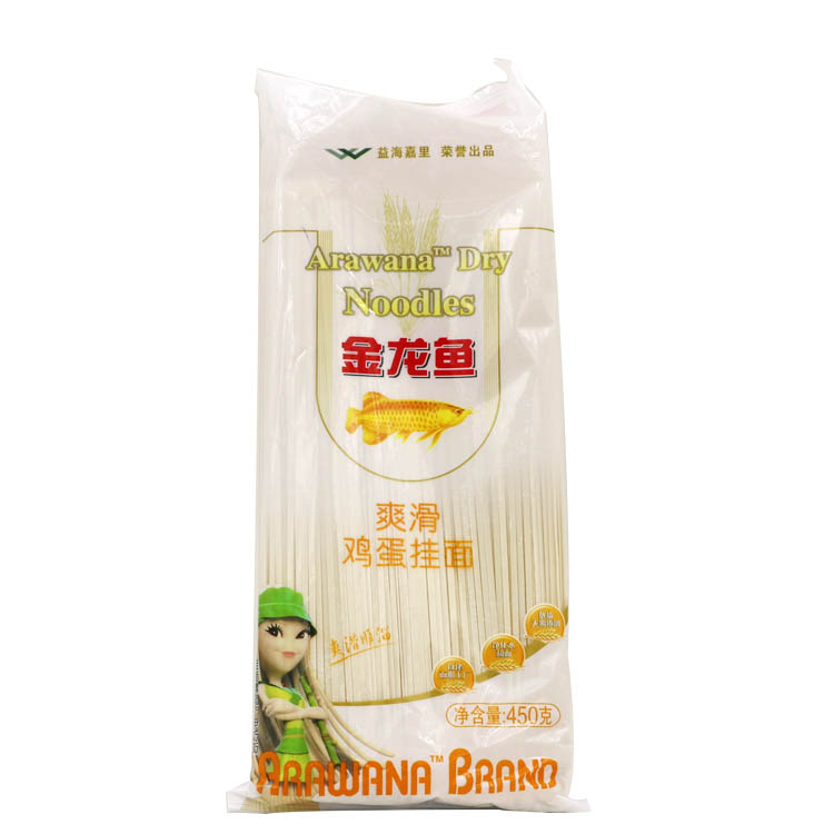 金龙鱼爽滑鸡蛋挂面450g